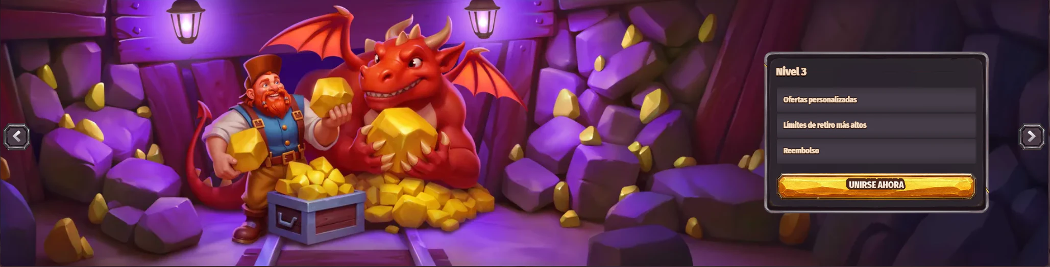 Programa VIP de Dragonia Casino
